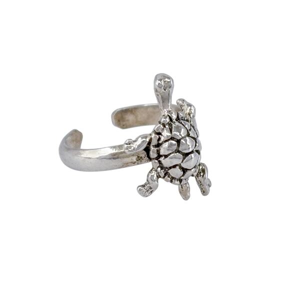 Turtle Ear Cuff | Vintage Sterling Silver 925 - Picture 5 of 9